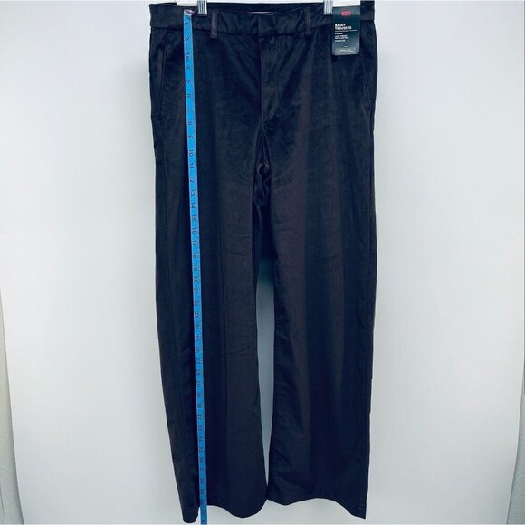 Levi’s  baggy Pants Size30X31 Women’s Throusers Velvet Straight Leg Brown New - Picture 5 of 9